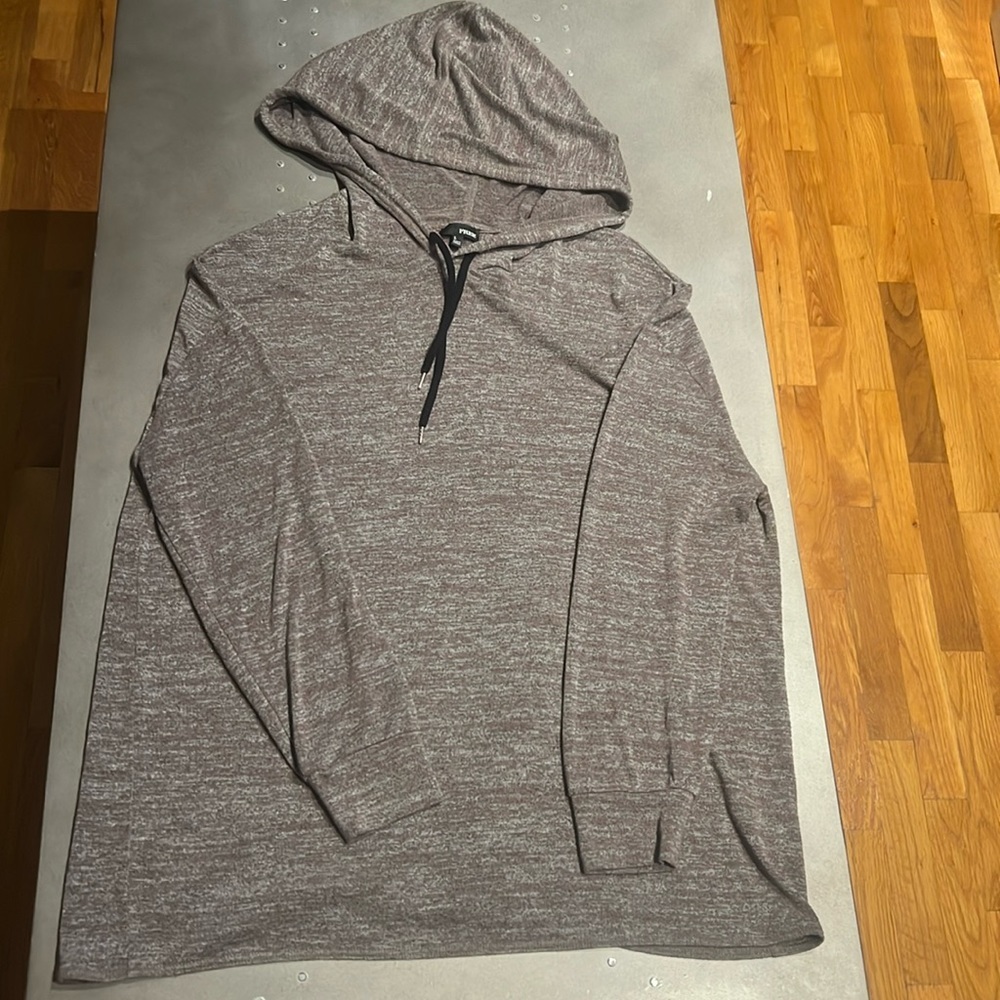 Wilfred Free Oversized Hoodie with open  slit back